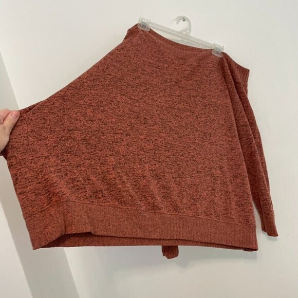 TORRID 4 Plus Size Off Shoulder Super Soft Plush Rib Trim Sweatshirt Coral ish - Picture 11 of 16